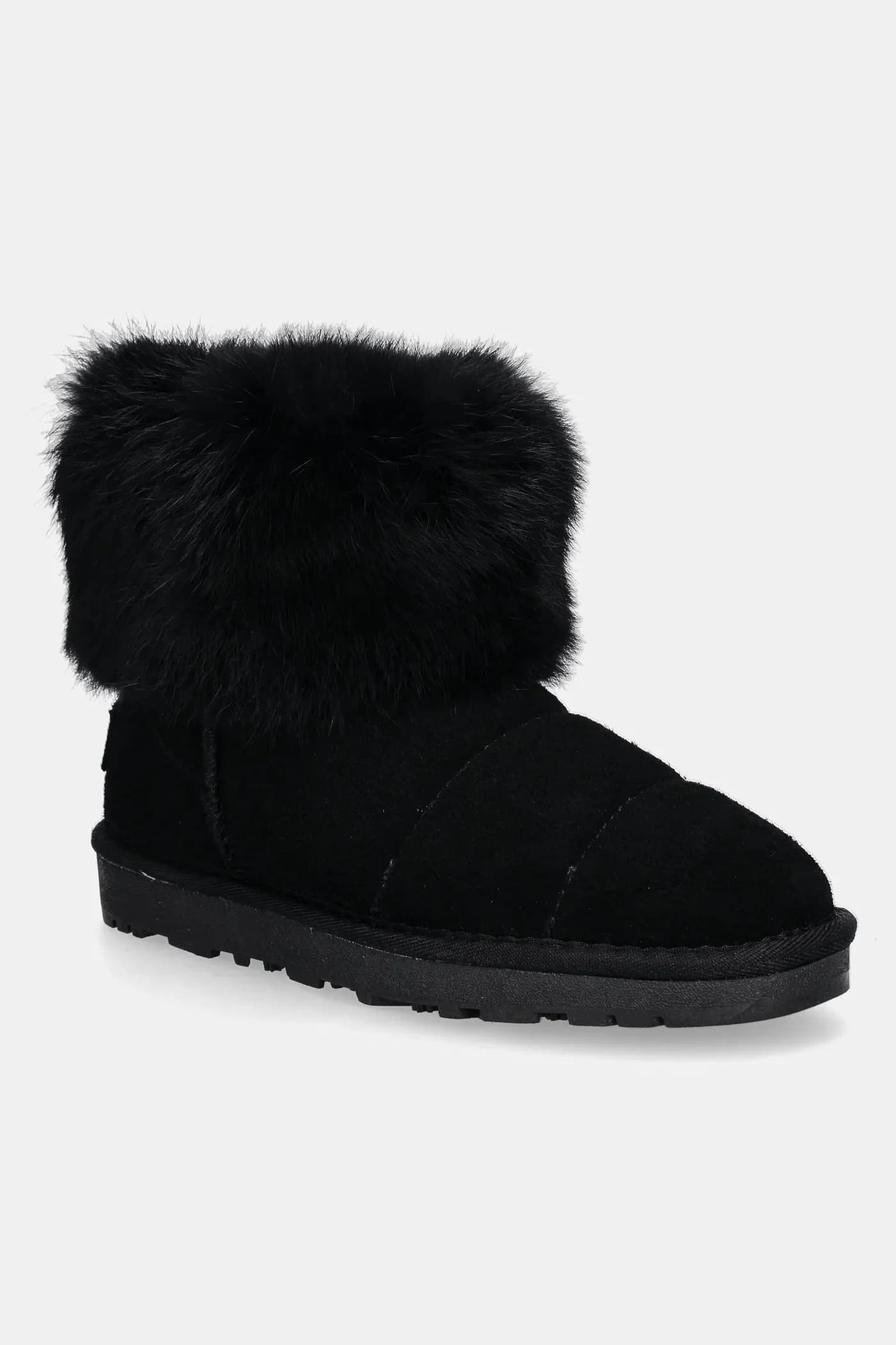 Замшевые зимние сапоги для девочек