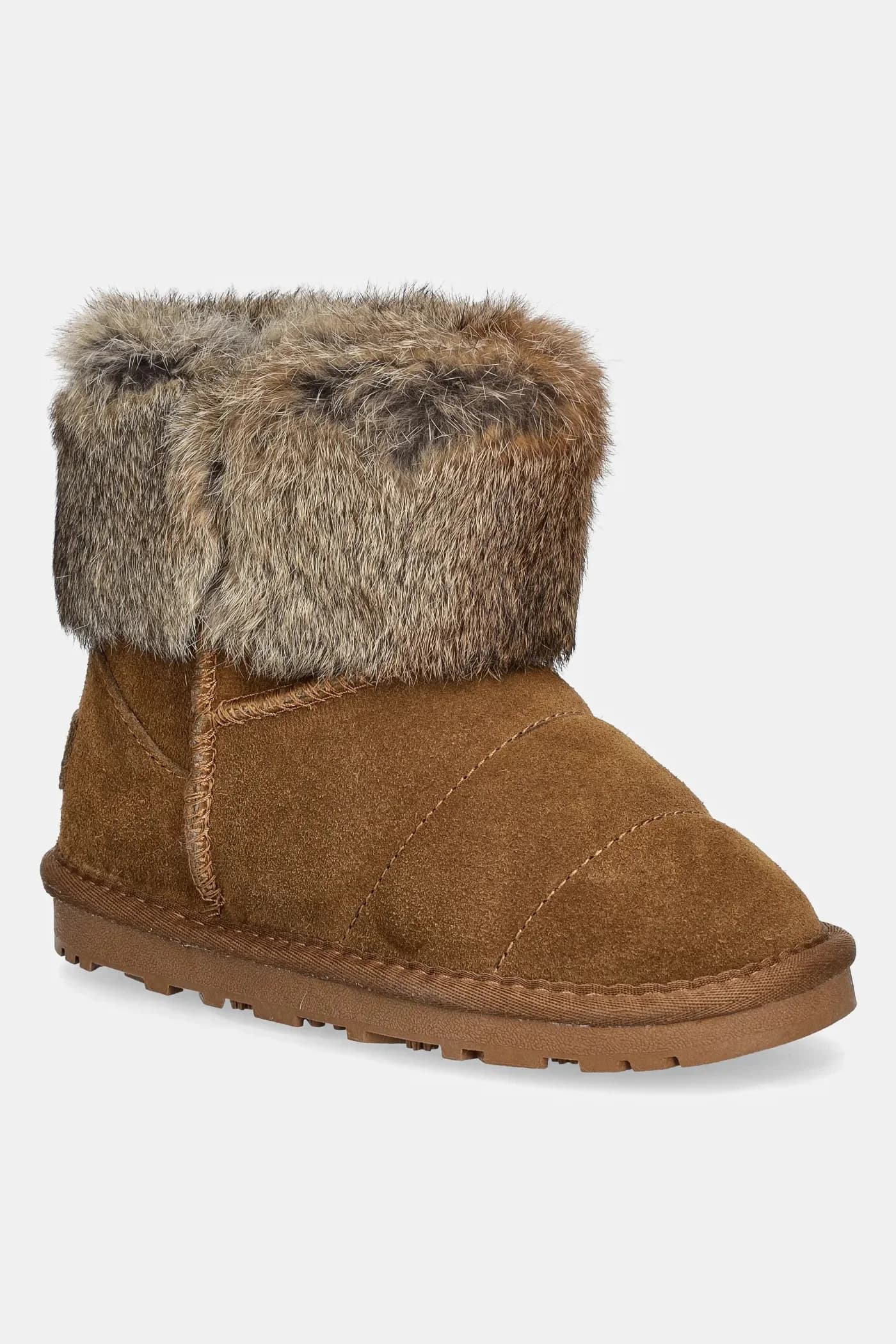 Замшевые зимние сапоги для девочек