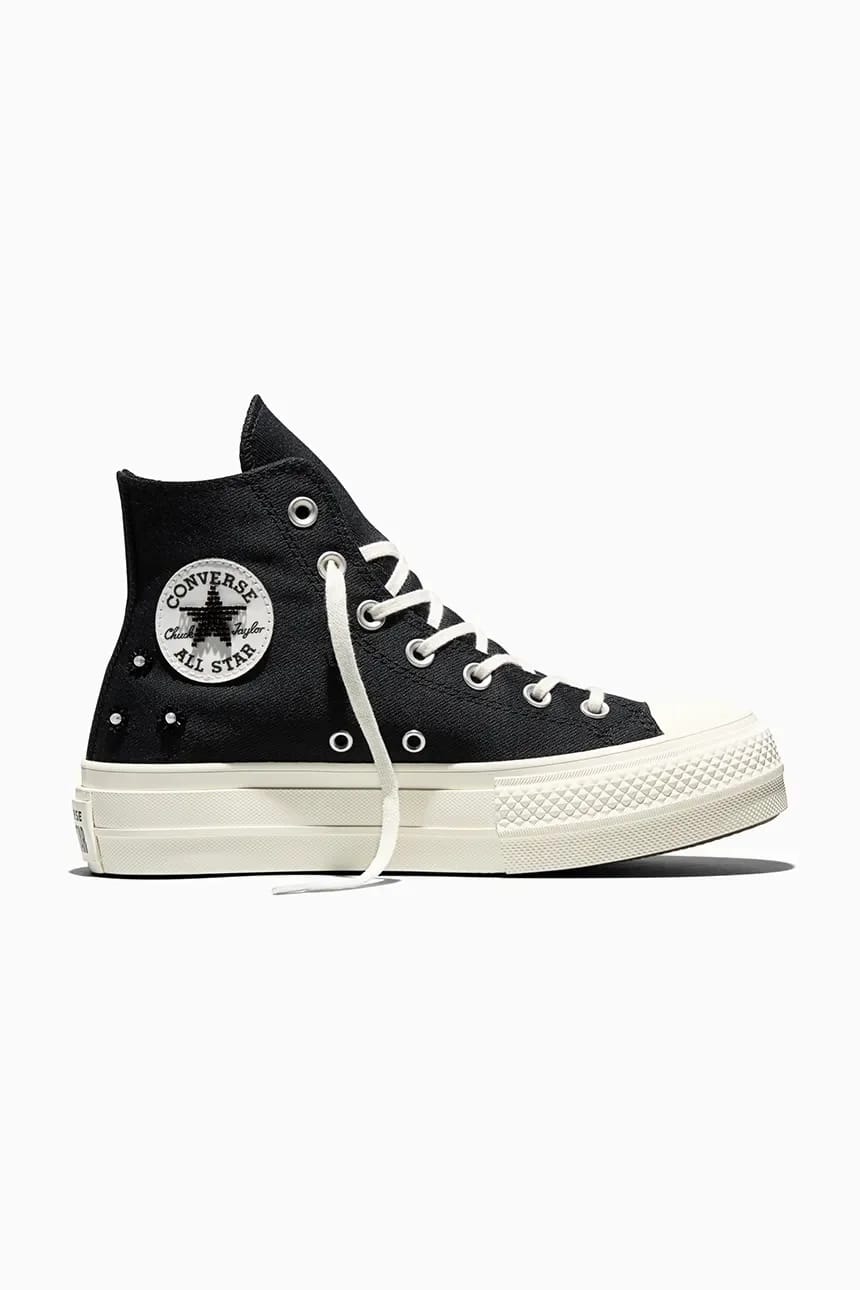 кроссовки Chuck Taylor All Star Lift черные для женщин