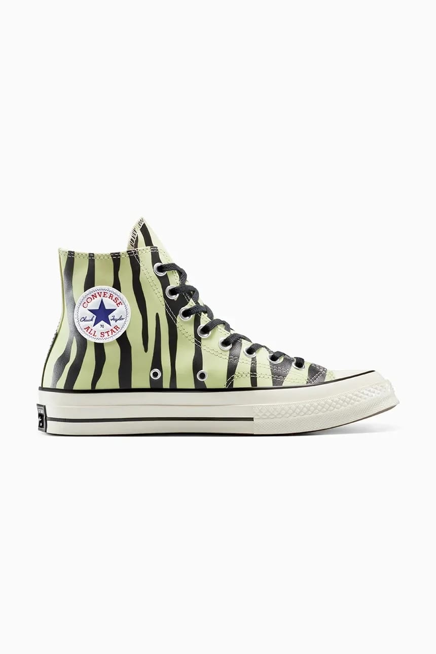 кроссовки Chuck 70 Glow In The Dark с зеброй