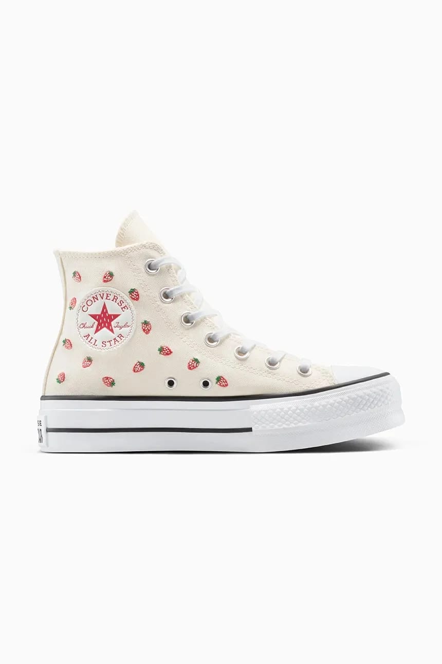 кроссовки Chuck Taylor All Star Lift бежевые для женщин