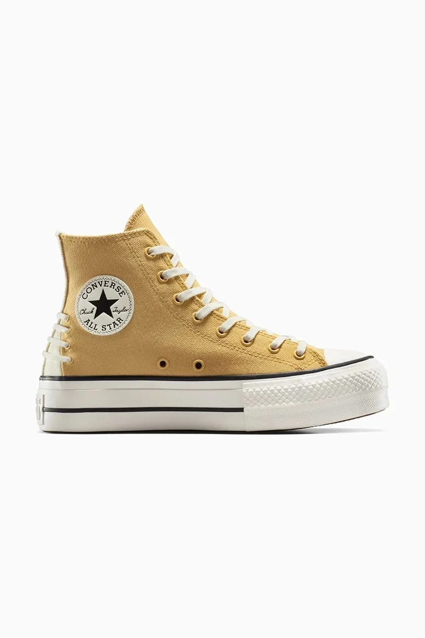 кроссовки Chuck Taylor All Star Lift желтые для женщин