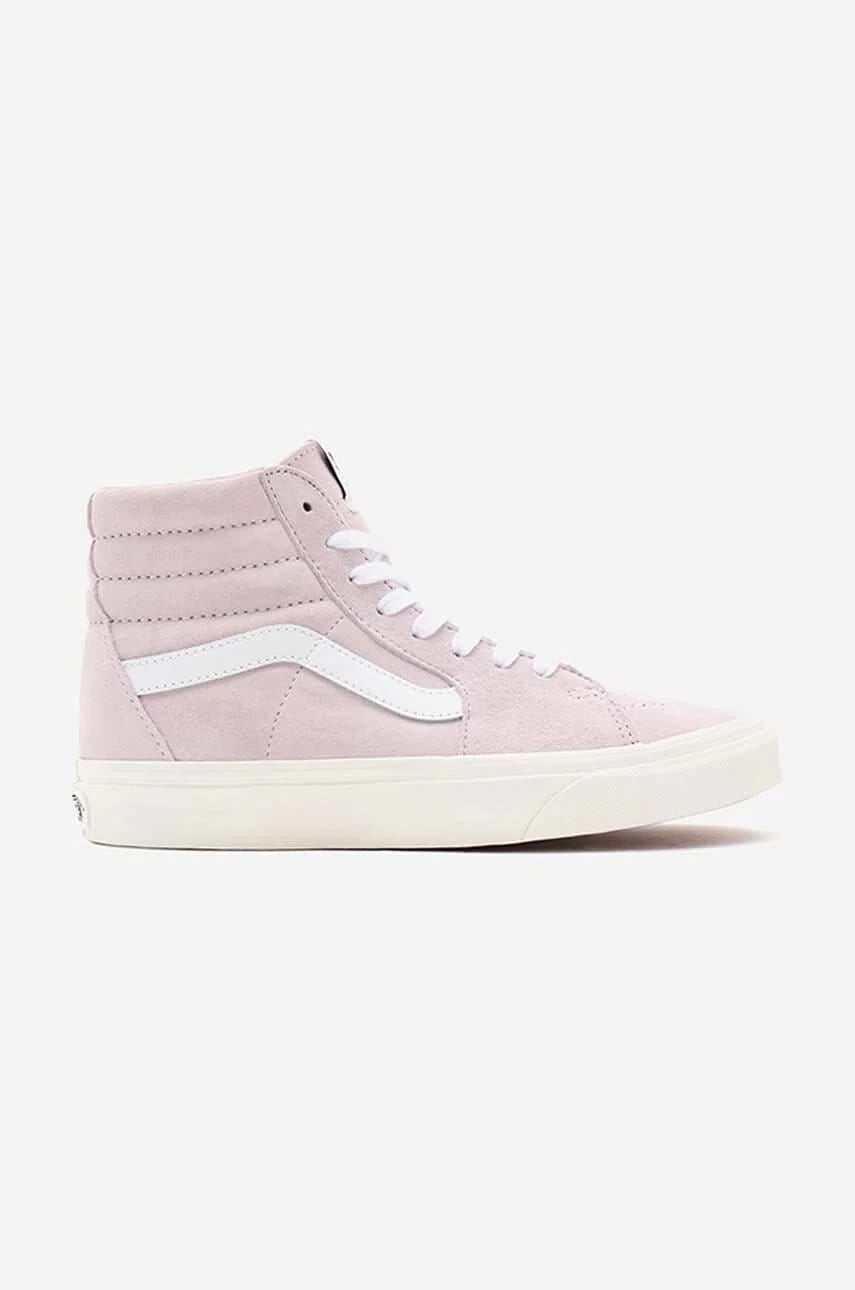 кожаные кроссовки UA SK8-Hi