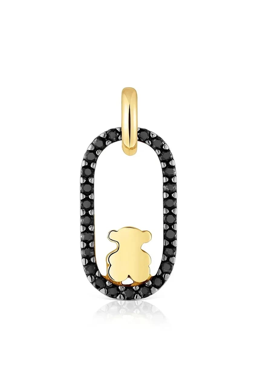 Позолоченный серебряный кулон