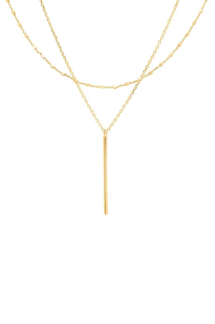 колье BLAIR из позолоченного серебра