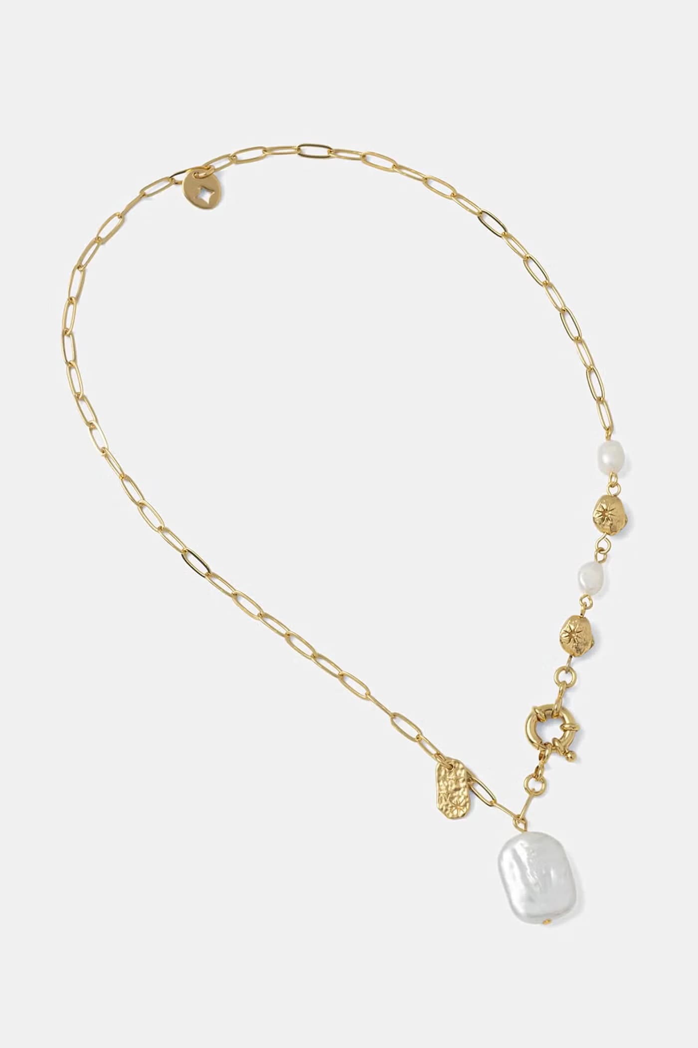 Позолоченное колье