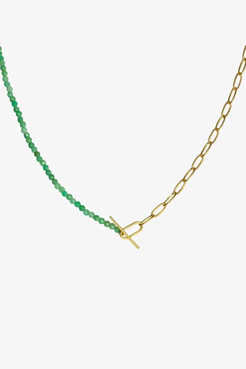 Позолоченное колье ЛЕТО