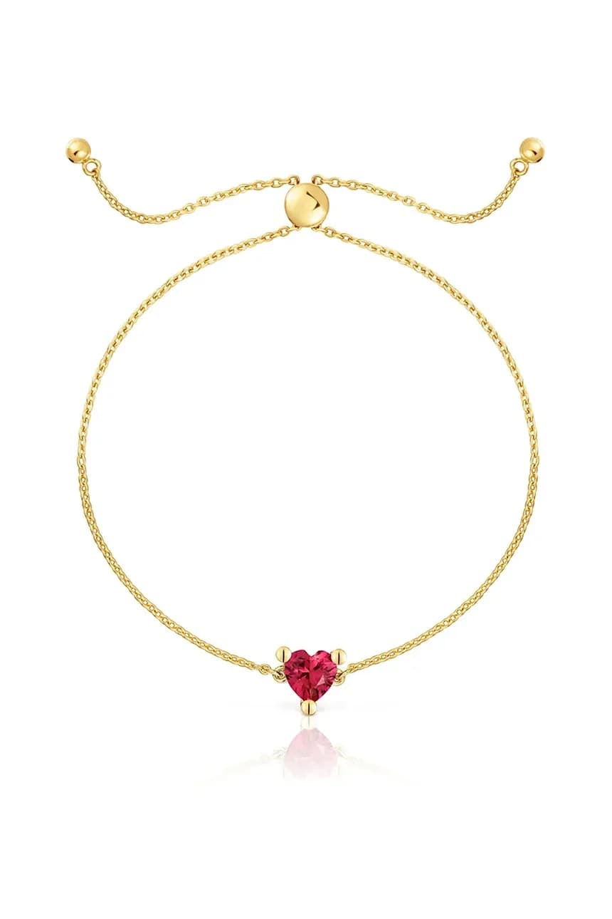 Позолоченный серебряный браслет