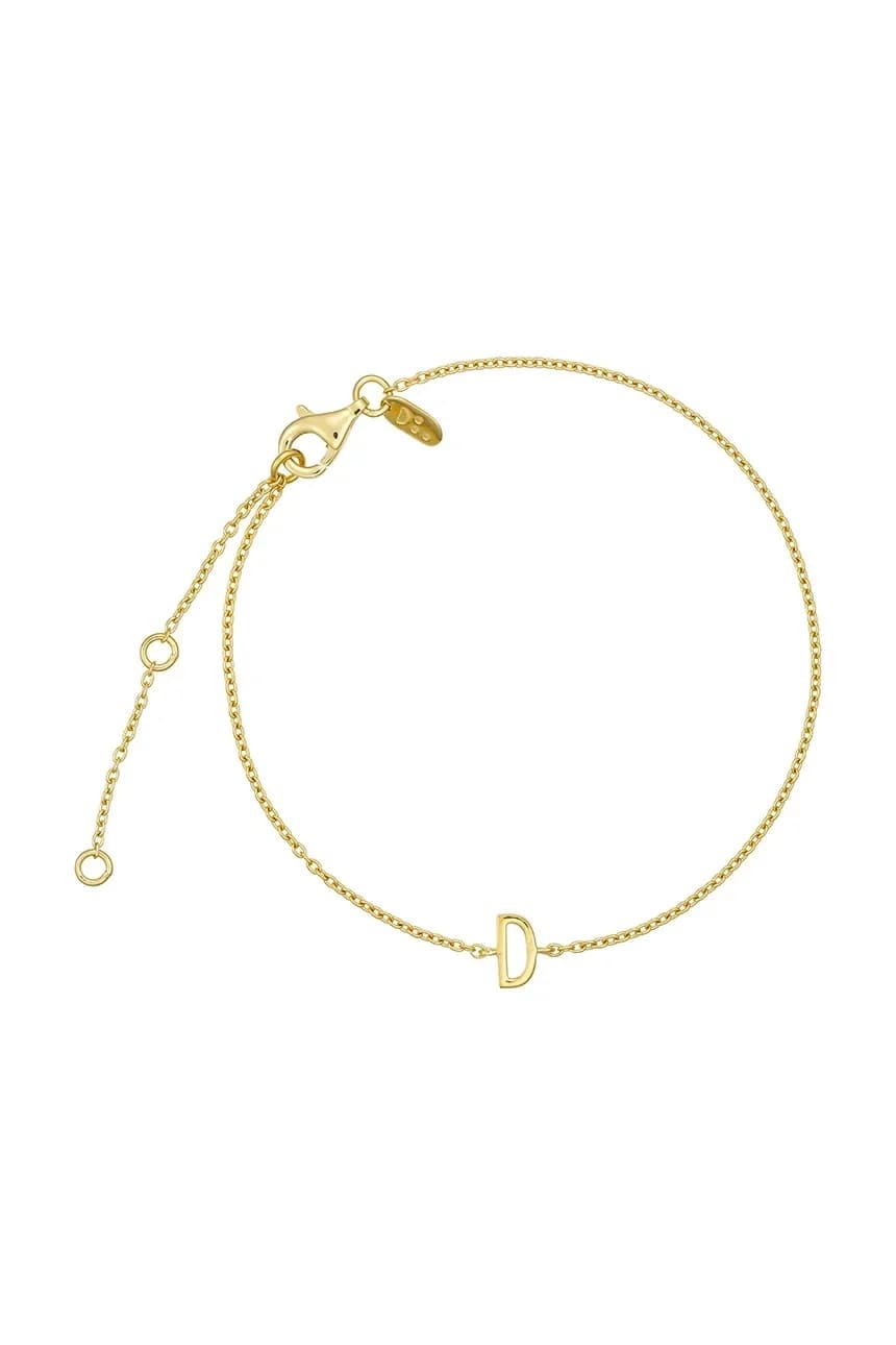 Позолоченный серебряный браслет