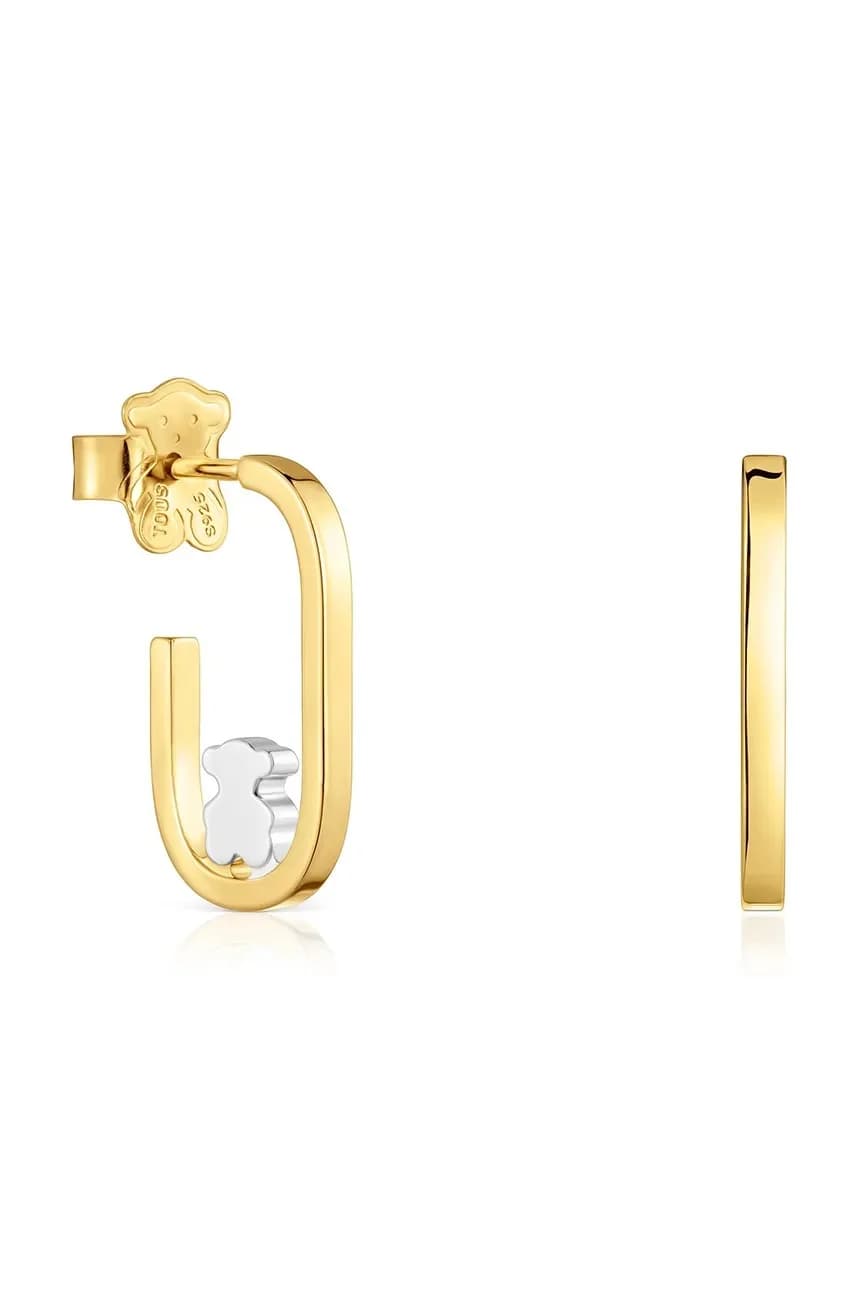 Позолоченные серьги