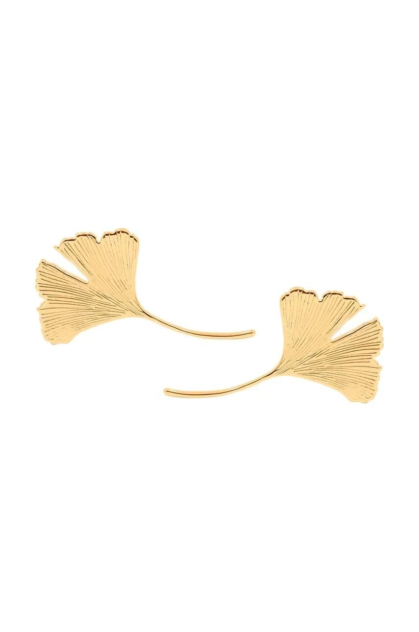 Позолоченные серьги Ginko