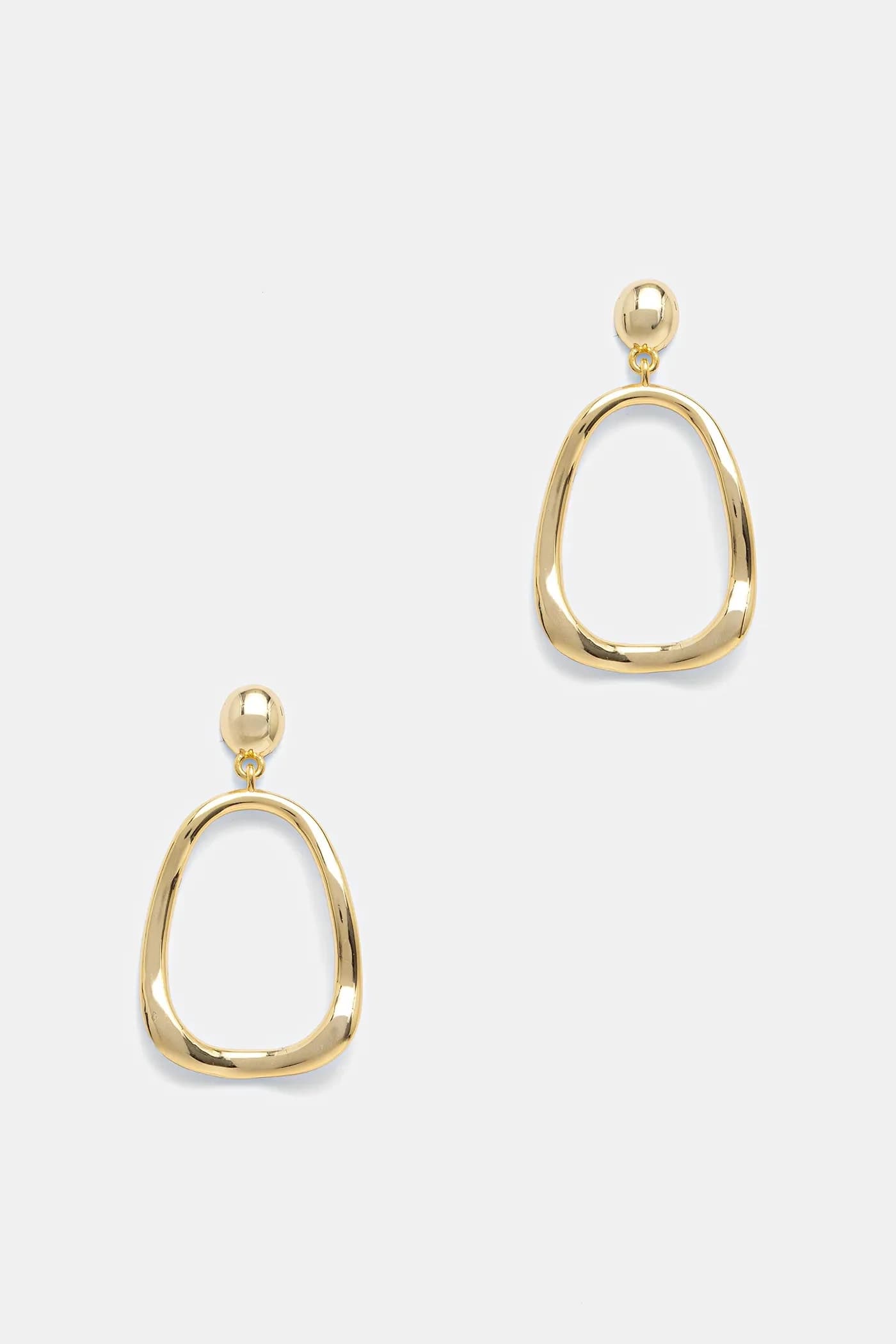 Позолоченные серебряные серьги