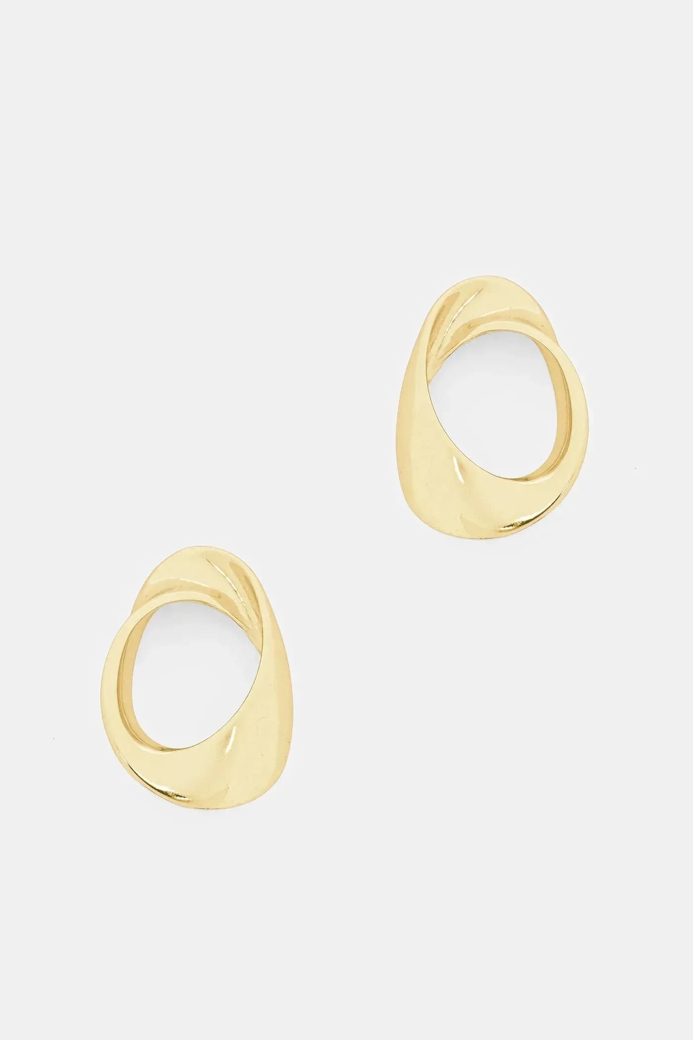 Позолоченные серебряные серьги