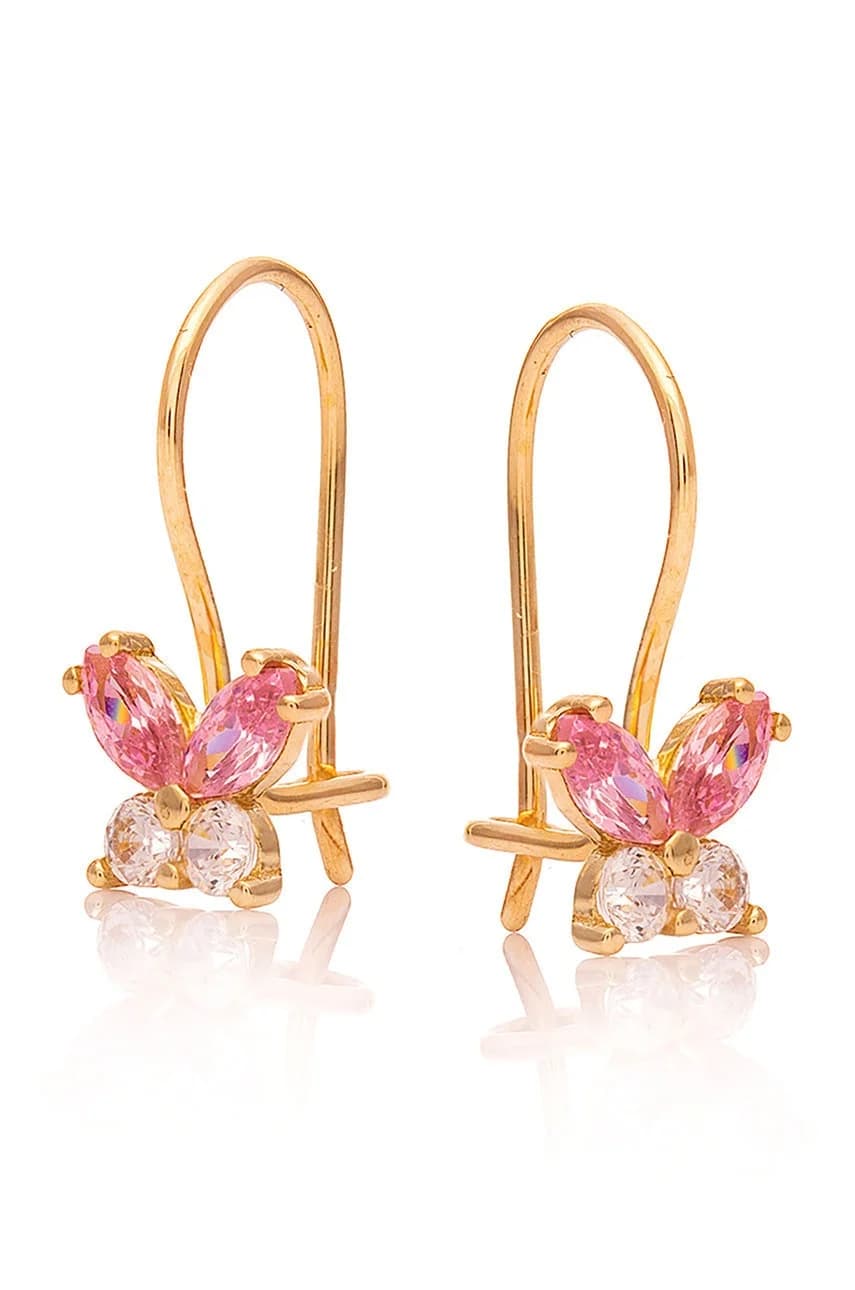 Королевские золотые серьги