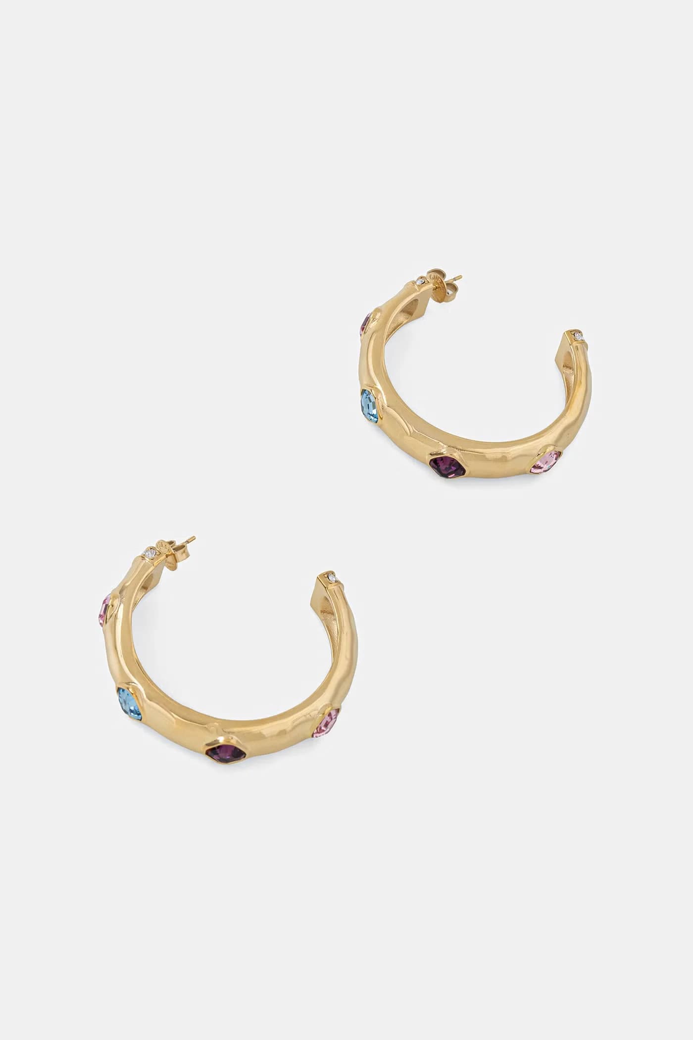 Женские серьги из нержавеющей стали с цирконами MAMOUNIA