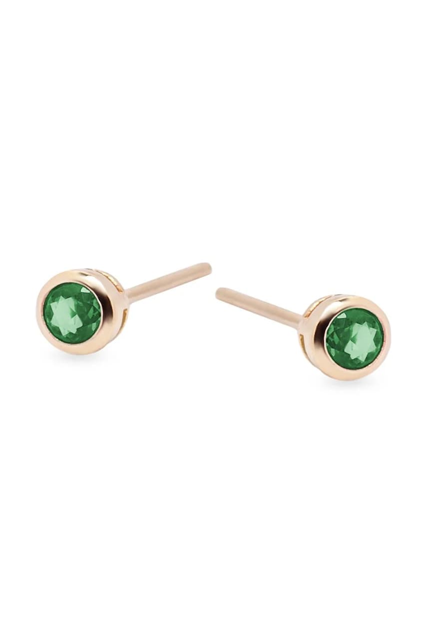 Серебряные серьги с сахарным золотом