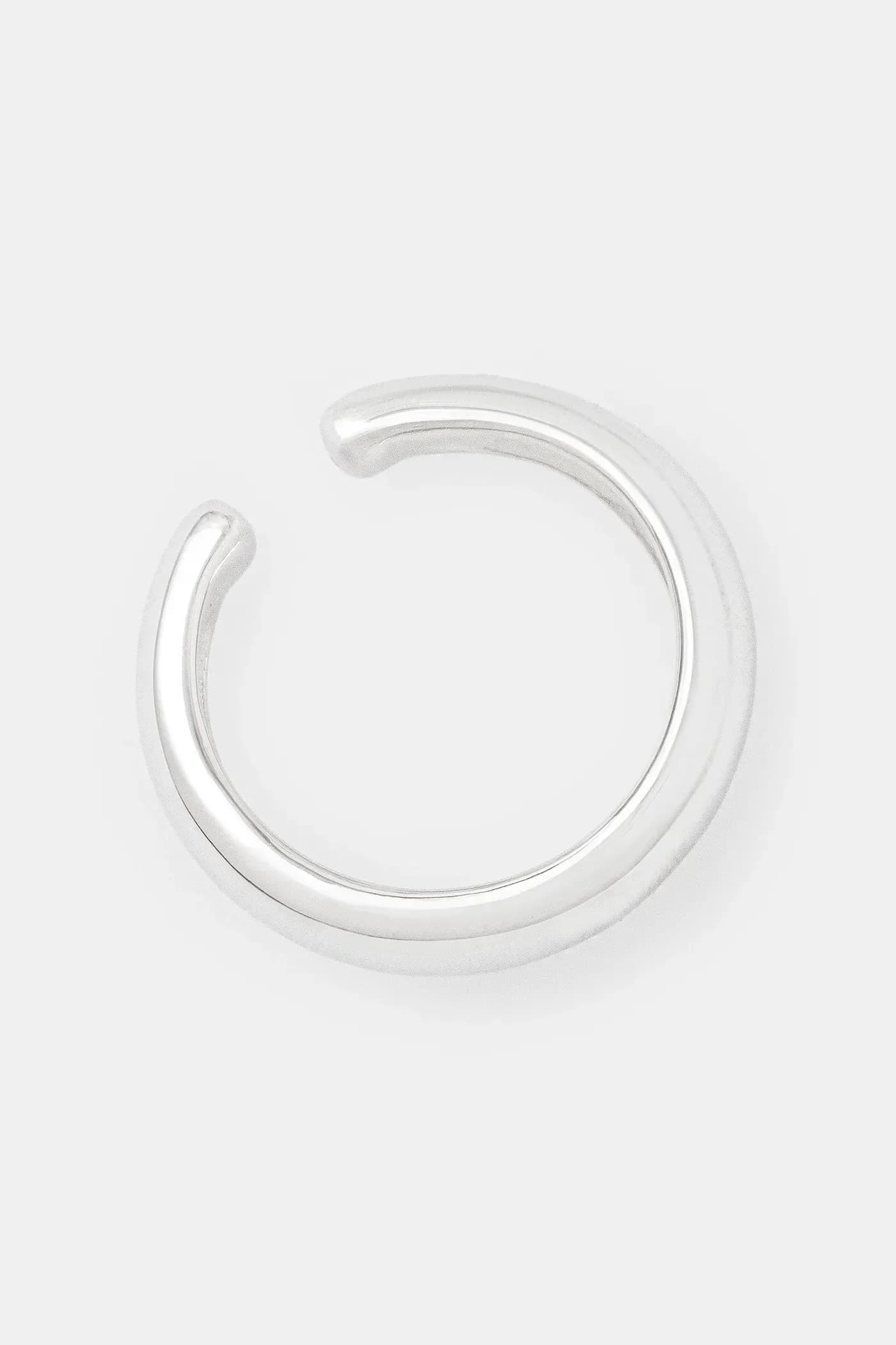 Серебряные каффы для ушей толстые