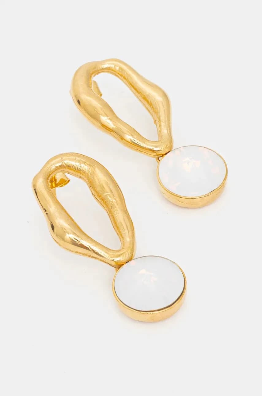 Позолоченные серьги