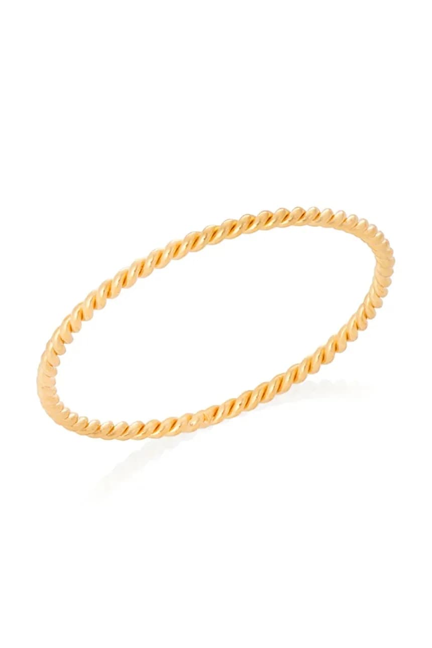 Позолоченное серебряное кольцо TRENDY