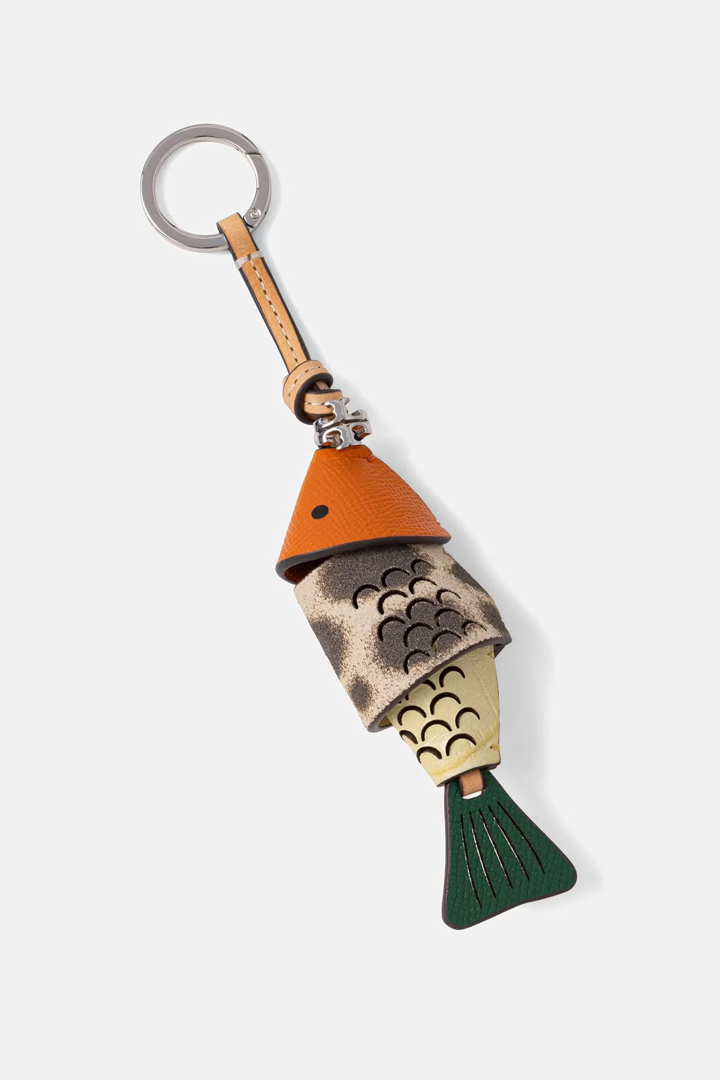 Женский кожаный брелок Fish Key