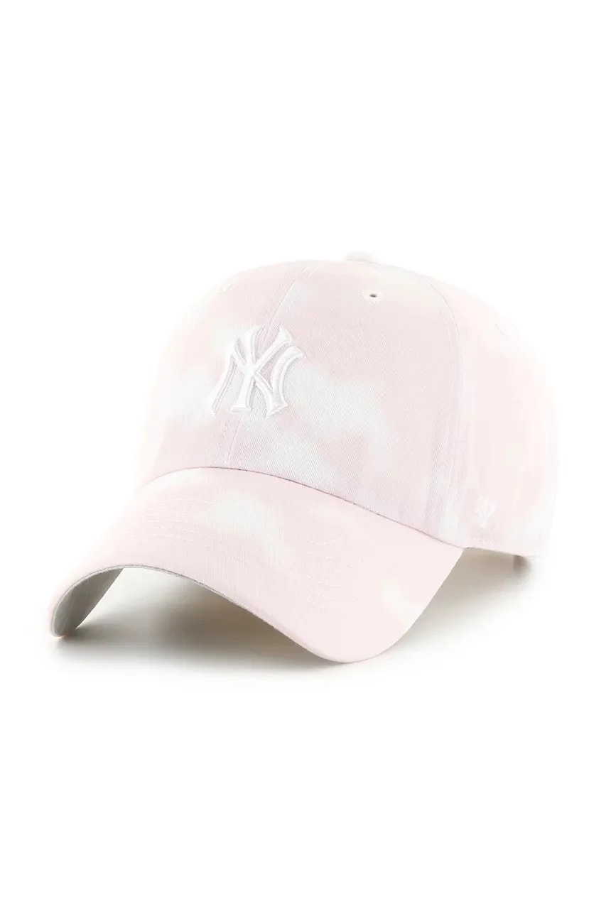 Бейсбольная кепка MLB New York Yankees розовая для женщин