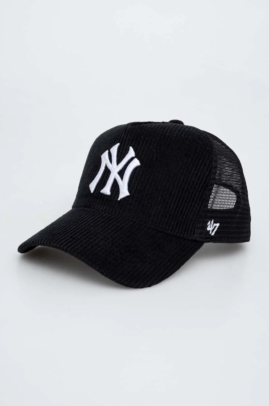 Бейсбольная кепка MLB New York Yankees черная для мужчин