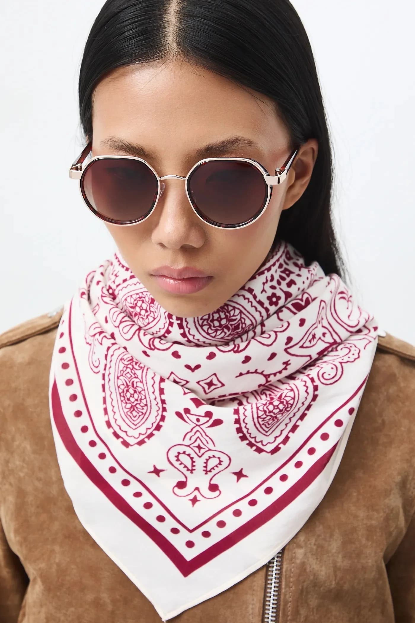 Женские круглые солнцезащитные очки