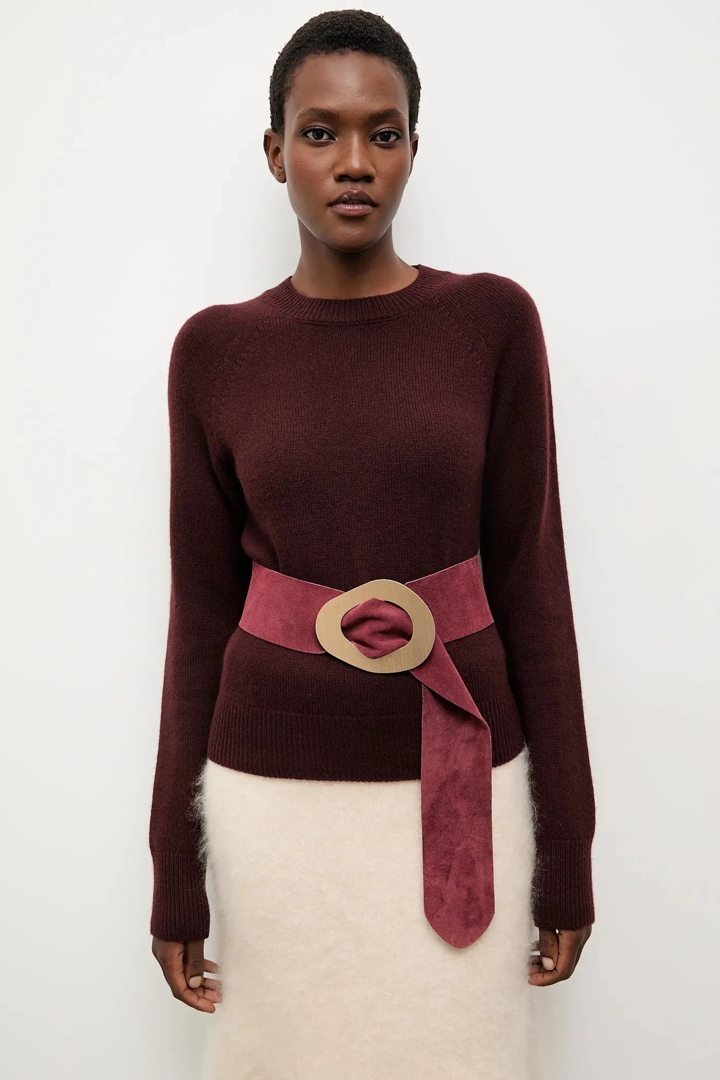 Замшевый ремень