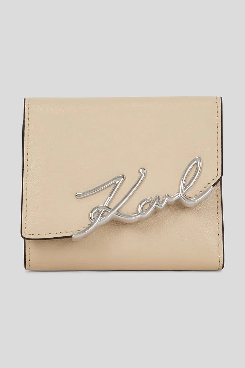 кожаный кошелек K.SIGNATURE