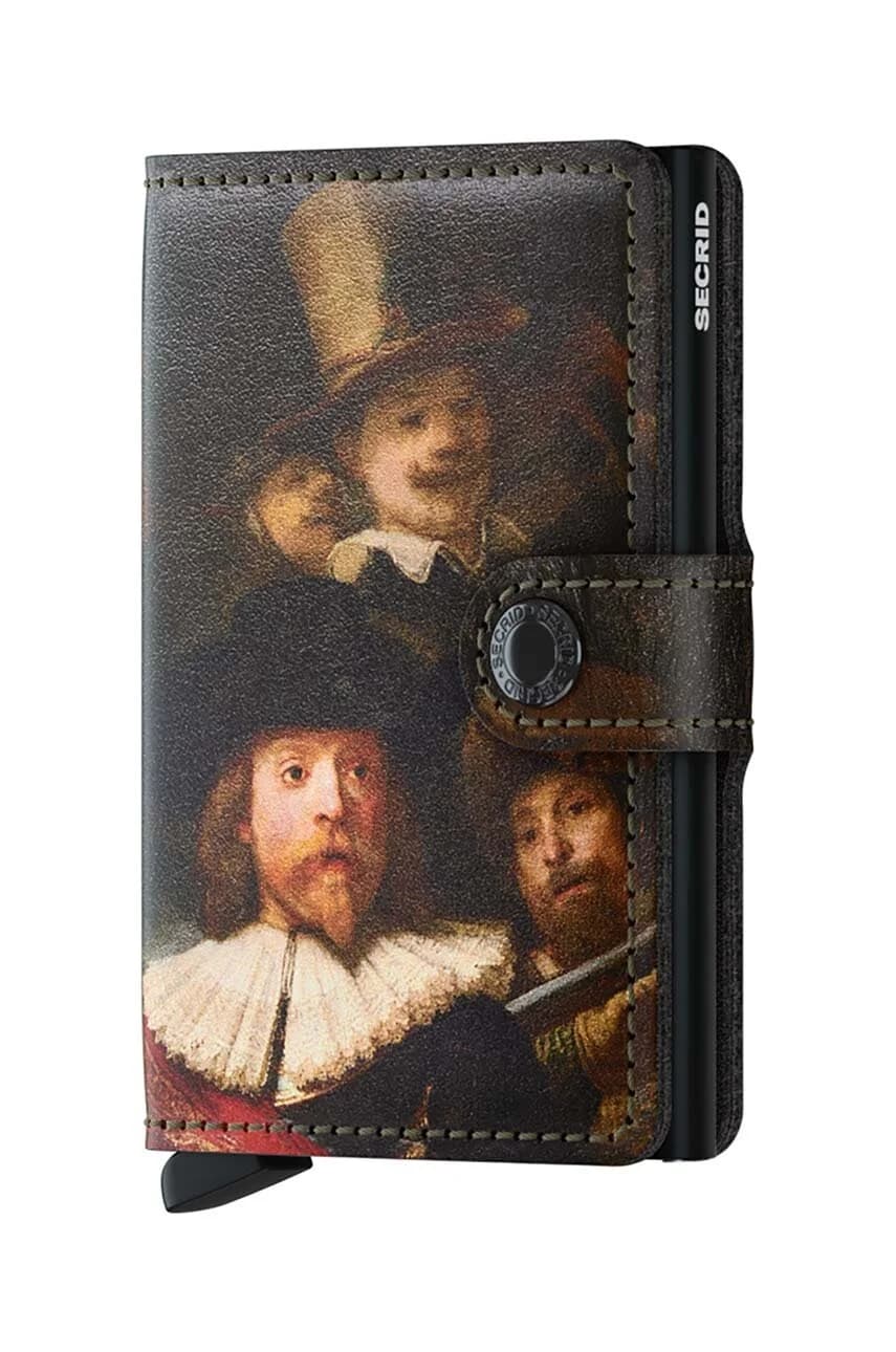 Мини-кошелек Кожаный кошелек Art Night Watch