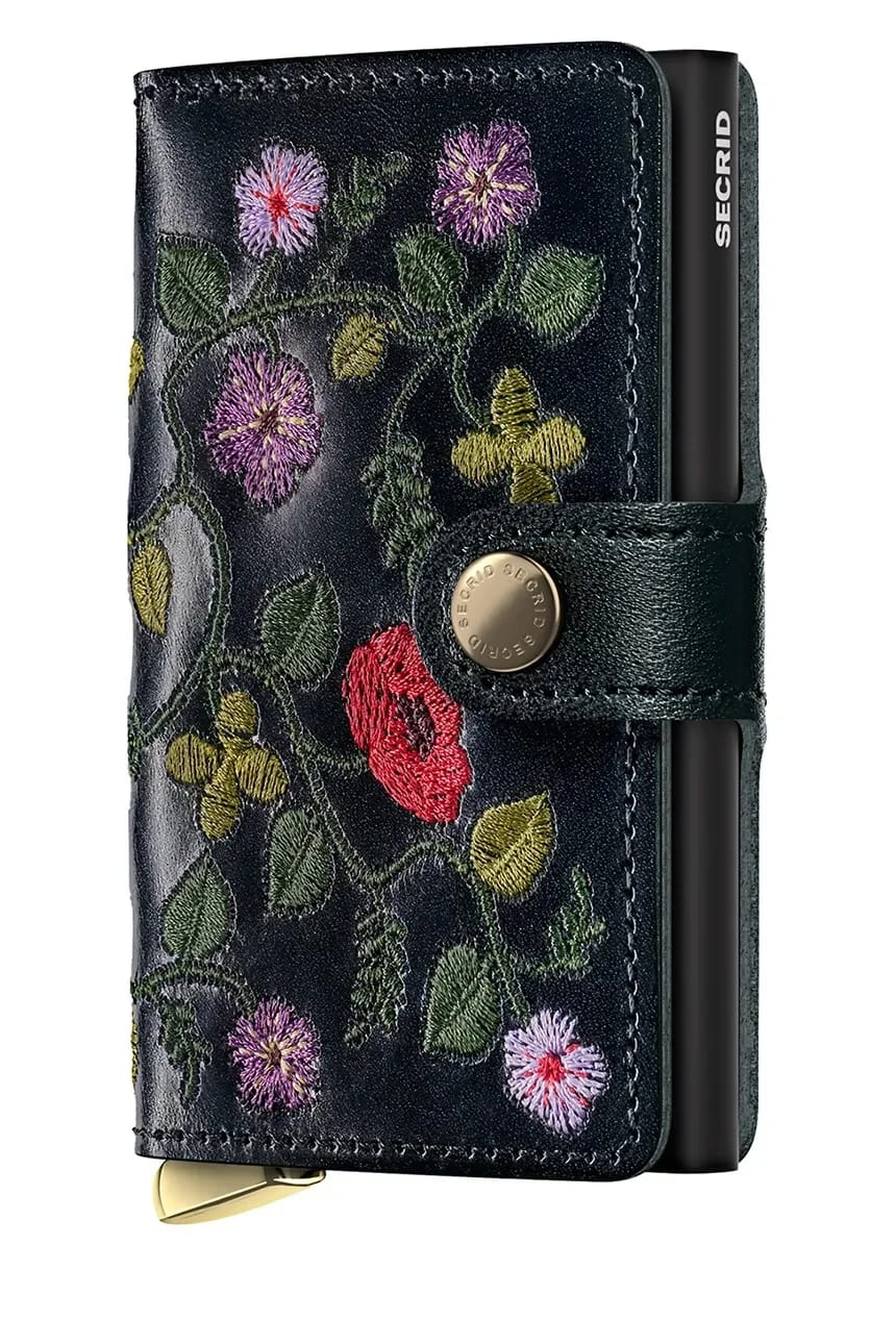 Кожаный кошелек STITCH FLORAL