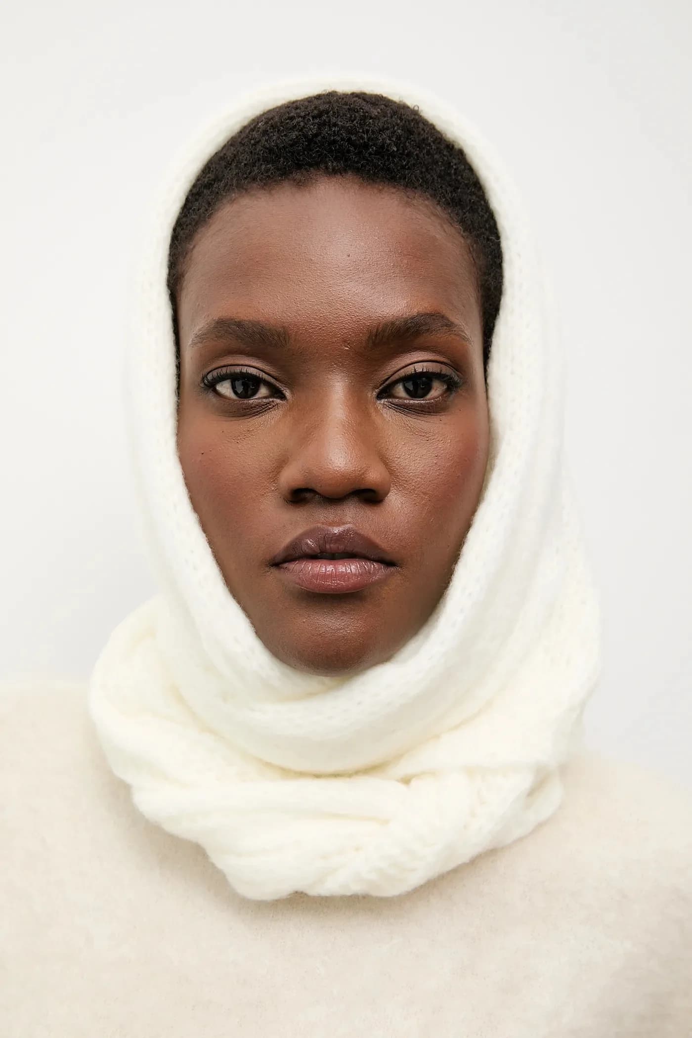 Шарф из шерсти мериноса