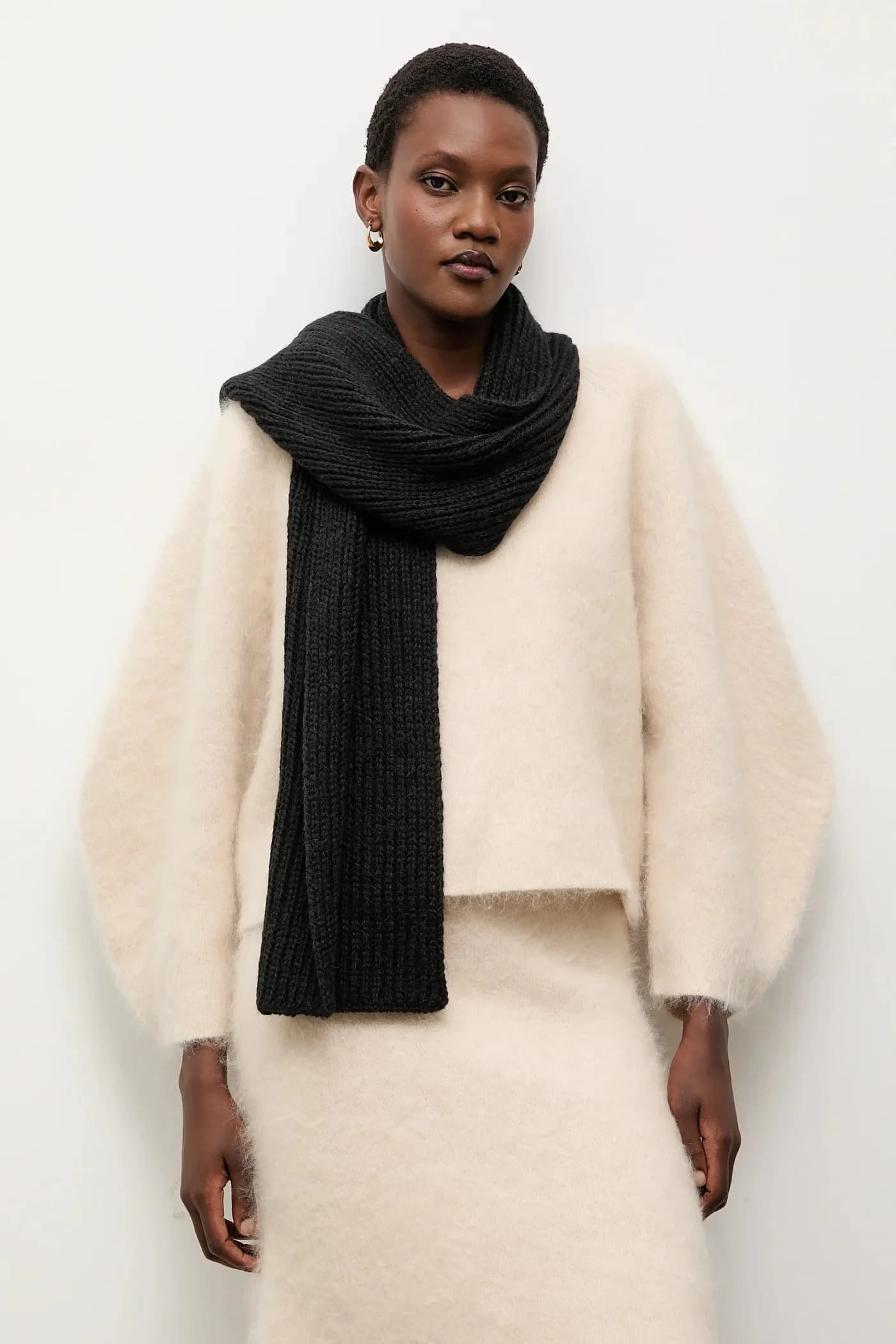 Шерстяной шарф