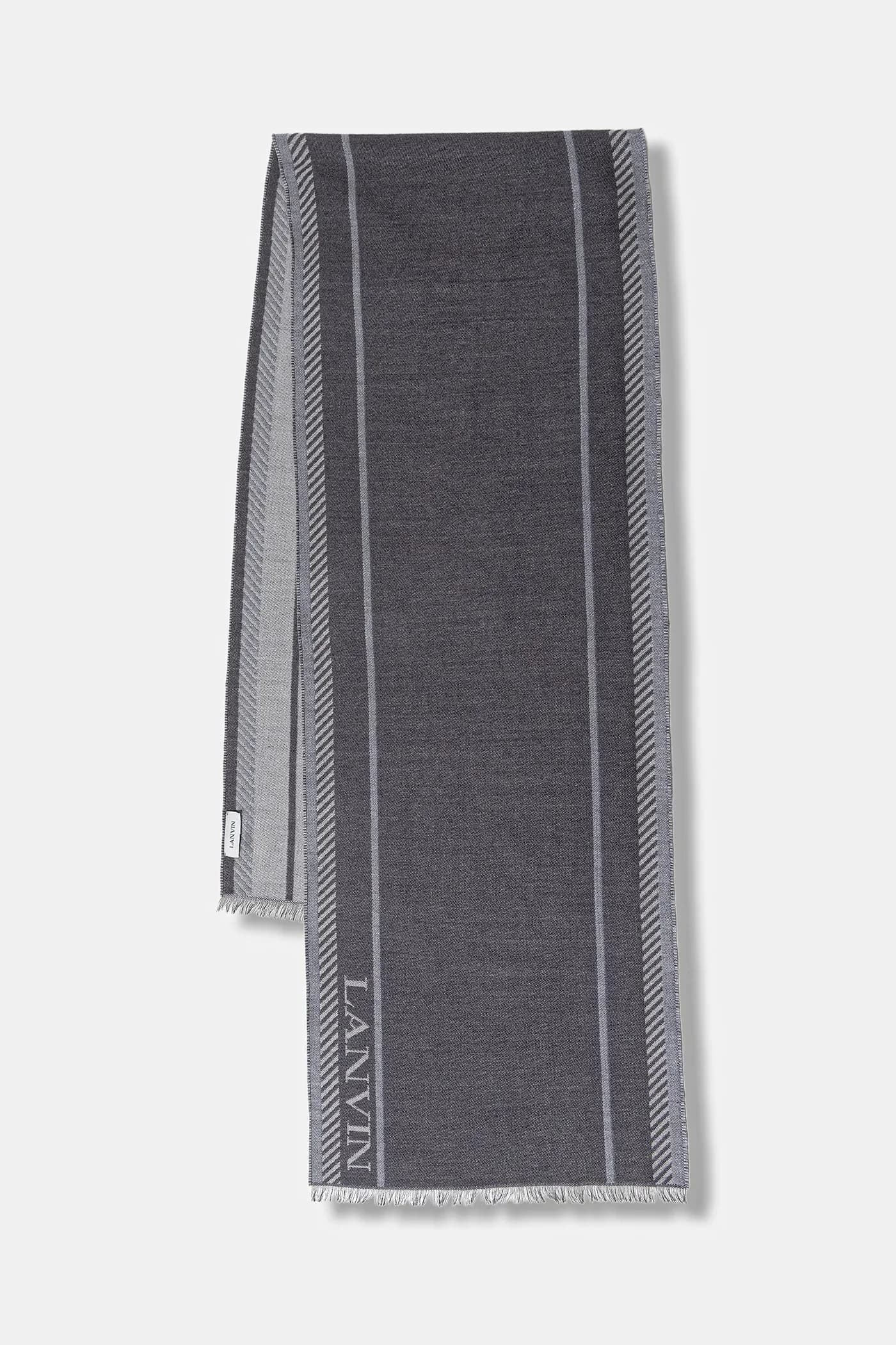 Шарф с шерстью