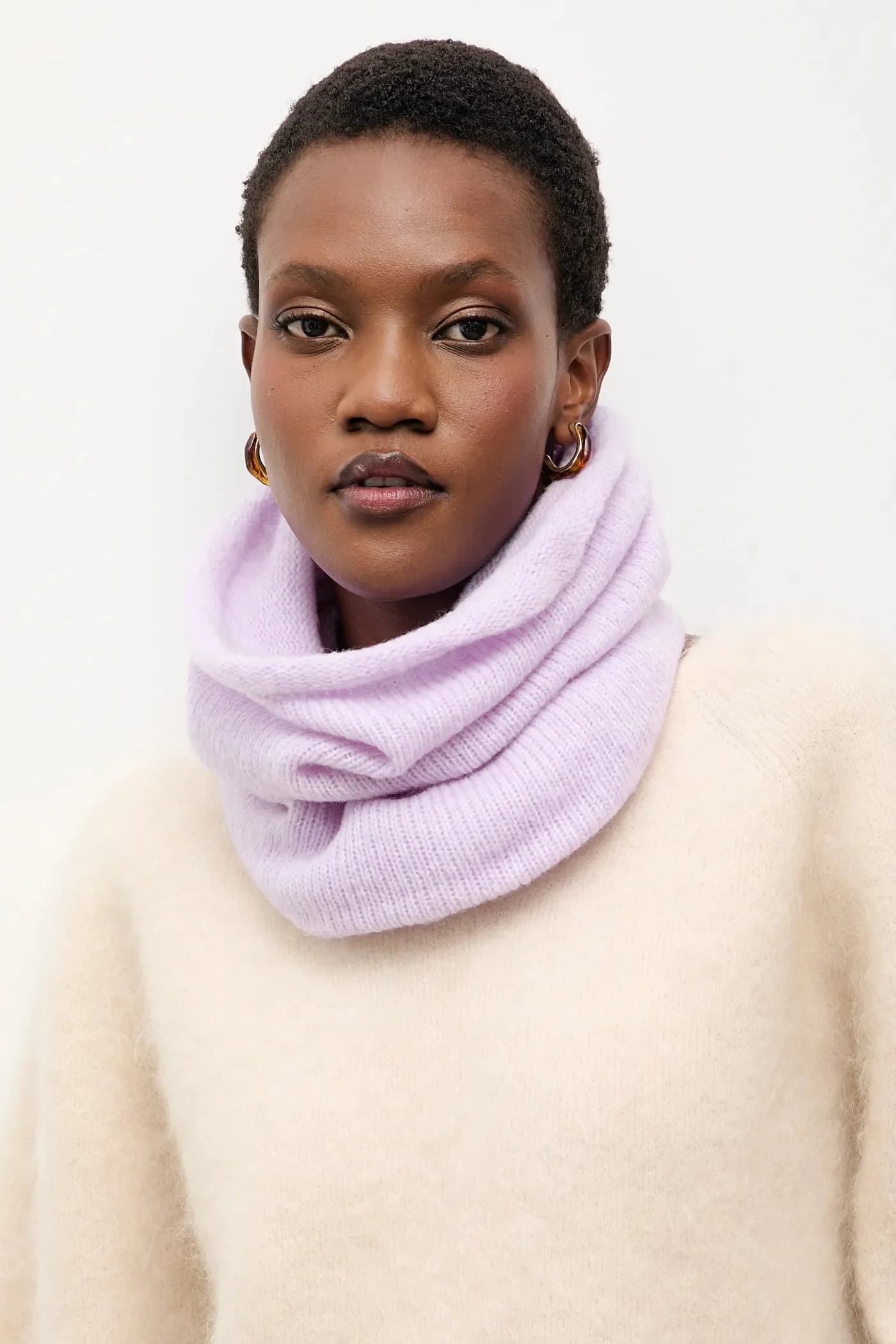 Утеплитель для шеи из шерсти мериноса.