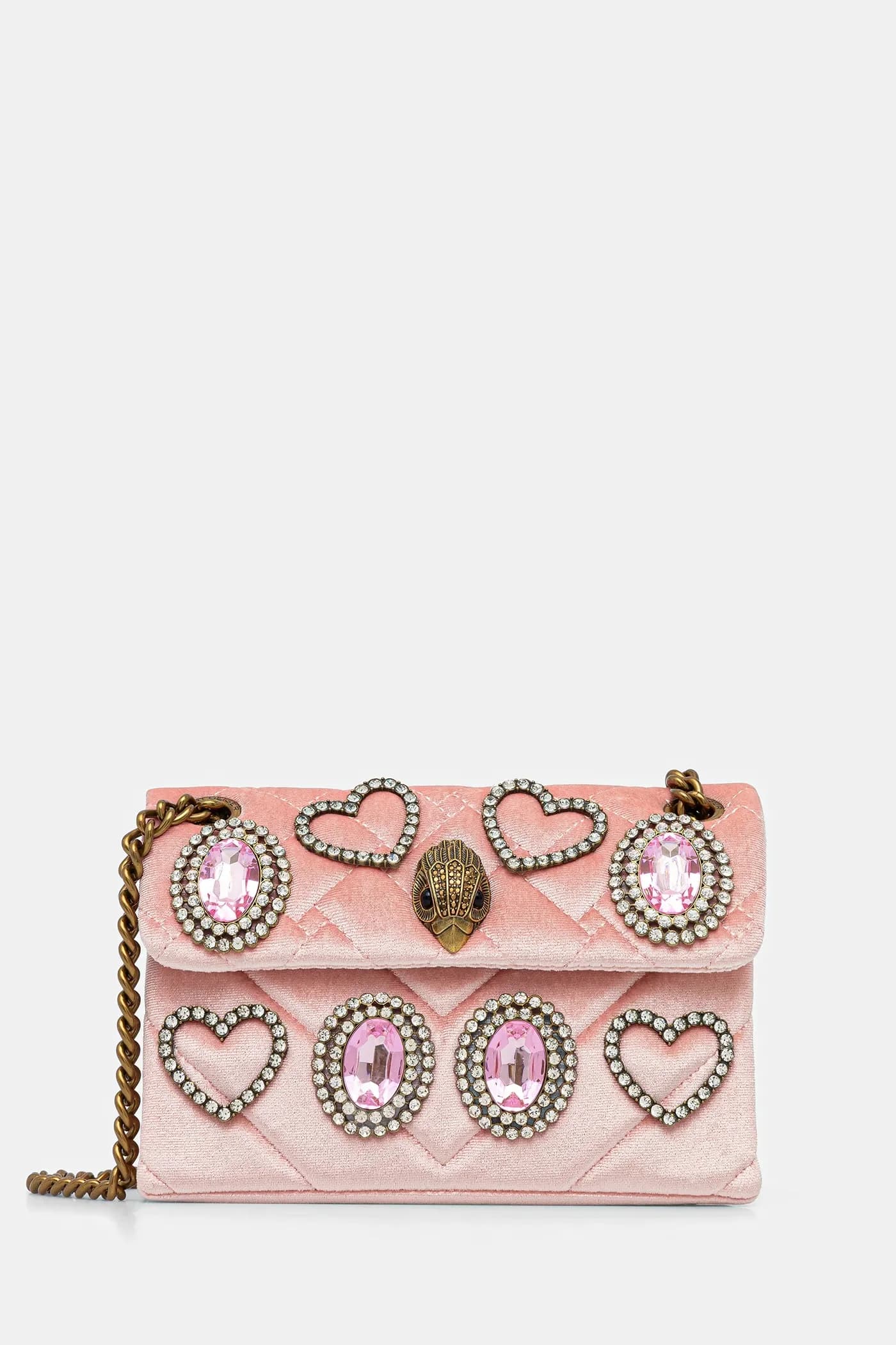 Бархатная сумочка VELVET MINI KENSINGTON