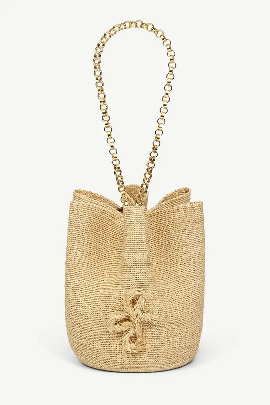 RUSLAN BAGINSKIY Сумка для шляпы с ремешком-цепочкой