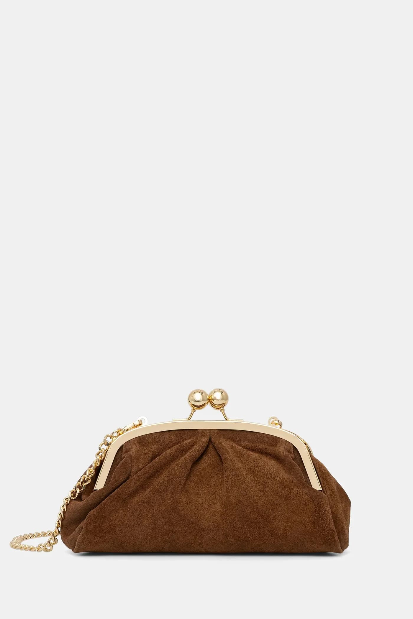 Замшевый клатч