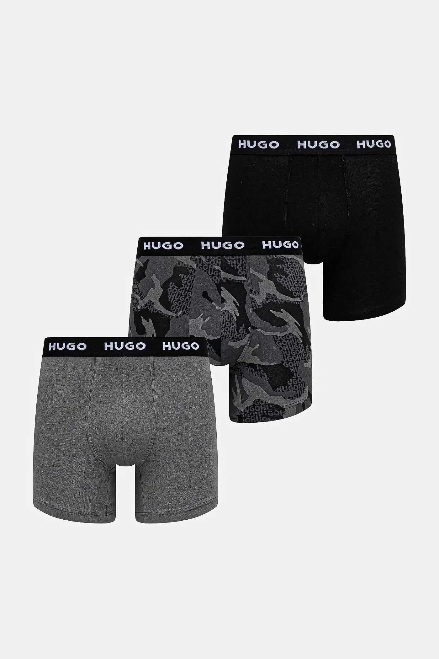 Мужские боксеры из хлопка с эластаном BOXERBR TRIPLET DESIGN, 3 шт.