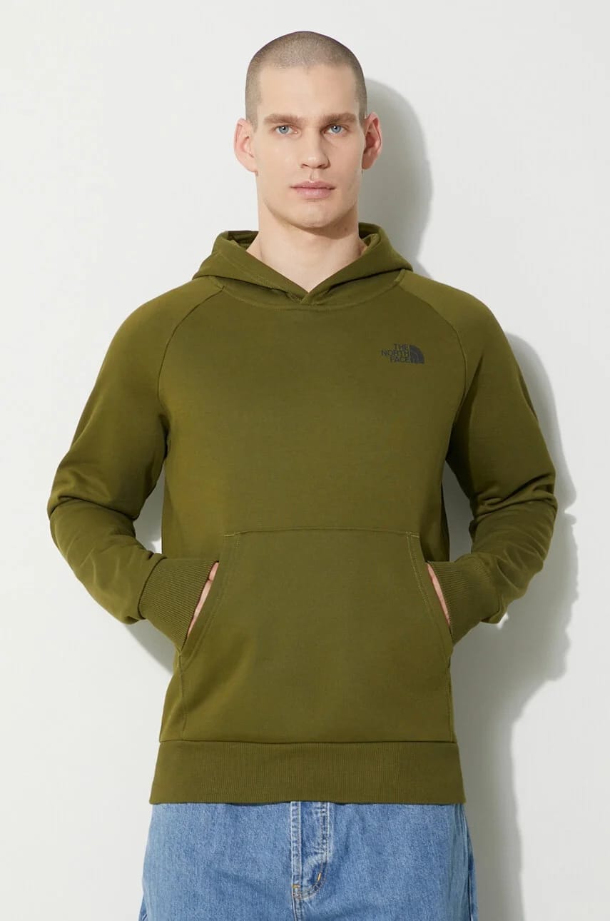 Хлопковая толстовка M Raglan Redbox Hoodie