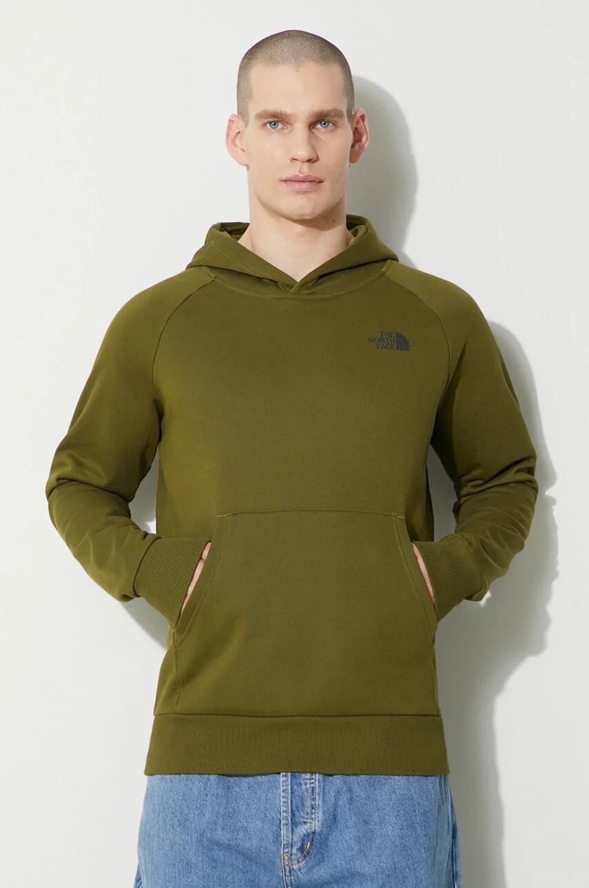 Хлопковая толстовка M Raglan Redbox Hoodie
