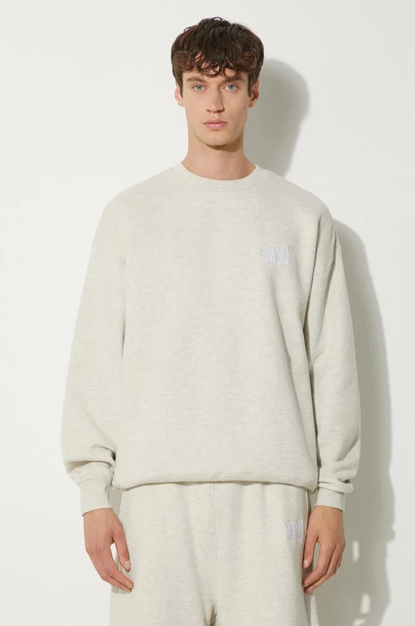 Хлопковая толстовка Awake с круглым вырезом