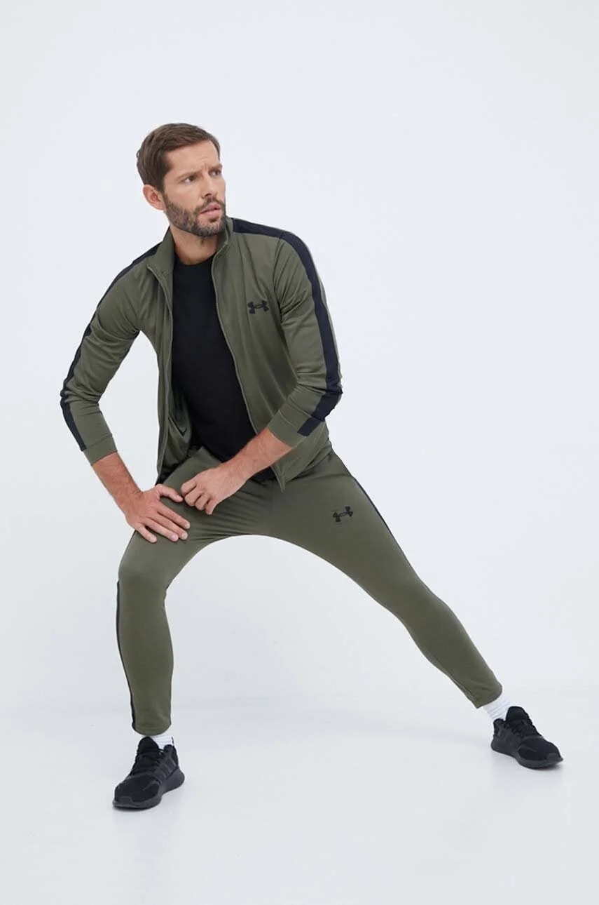 Спортивный спортивный костюм Knit Track Suit зеленый для мужчин