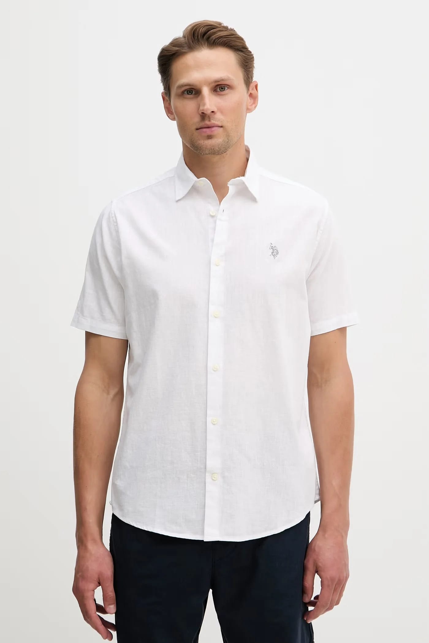 Детская рубашка из льна LINEN BLEND SS