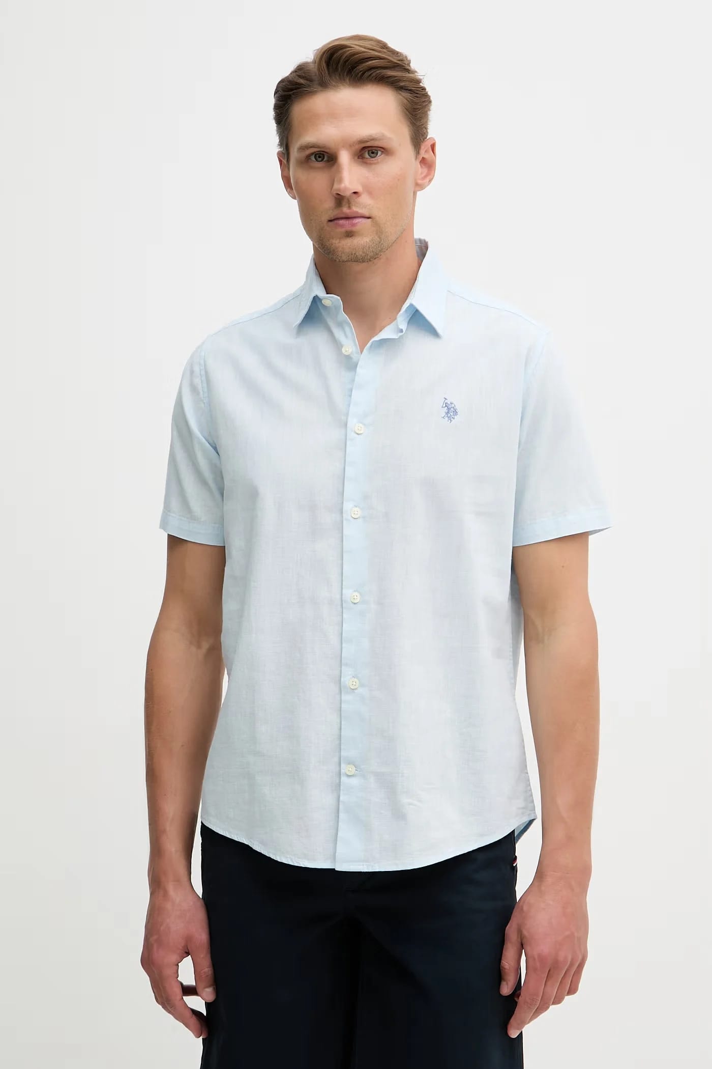 Детская рубашка из льна LINEN BLEND SS