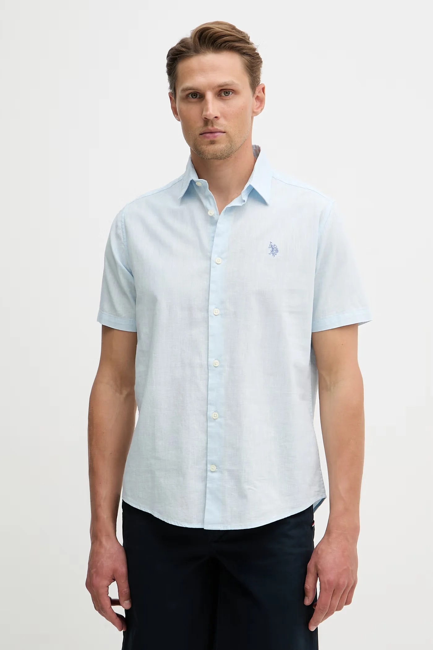 Детская рубашка из льна LINEN BLEND SS
