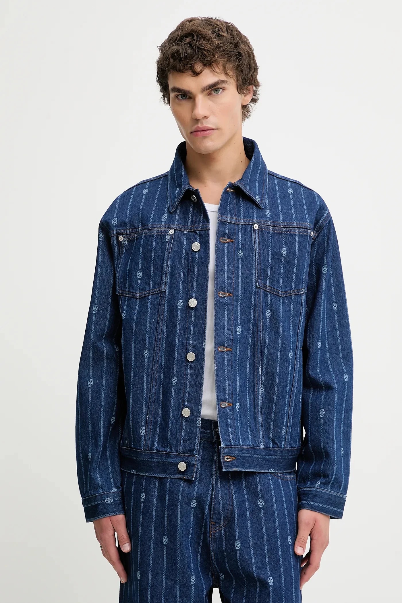 Мужская джинсовая куртка La Veste Denim Monogramme