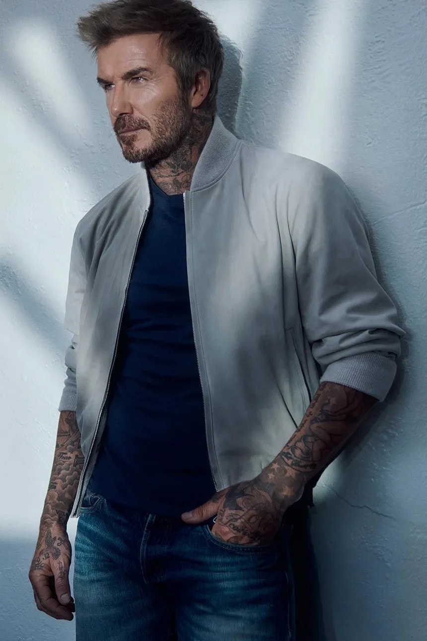 Замшевый бомбер BECKHAM X BOSS