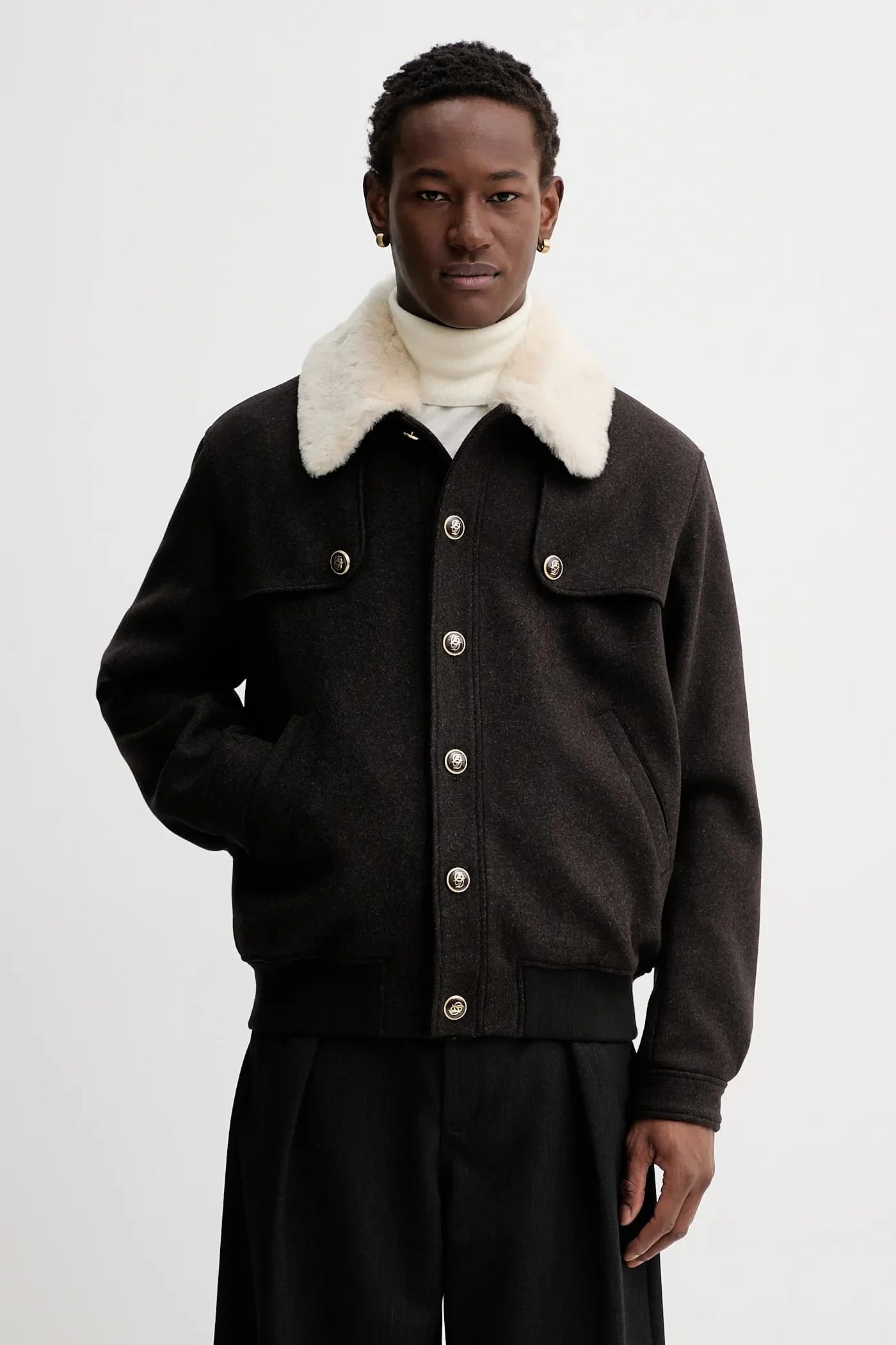 Le Blouson Laine куртка из смесовой шерсти