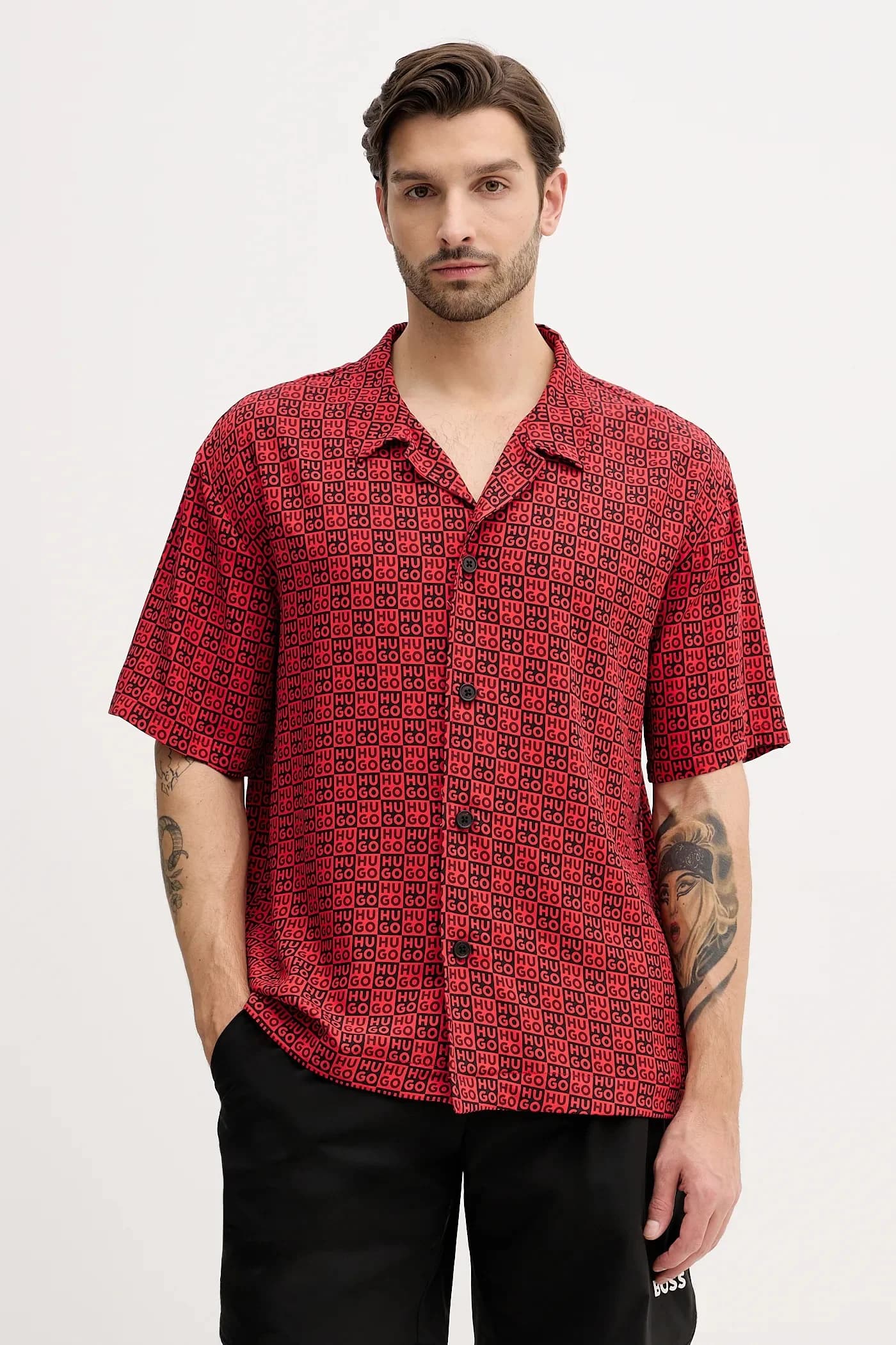 ПЛЯЖНАЯ РУБАШКА РАССЛАБЛЕННАЯ